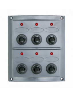 PANNELLO ELETTRICO 6 INTERRUTTORI