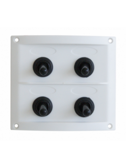 PANNELLO ELETTRICO BIANCO 4 INT.