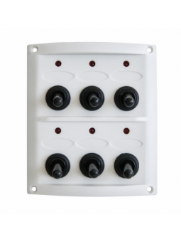 PANNELLO ELETTRICO BIANCO 6 INT.