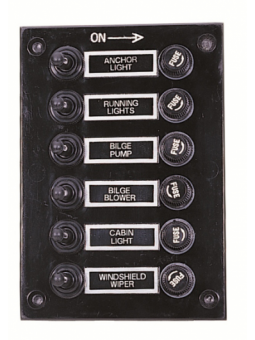 PANNELLO ELETTRICO 6 INTERRUTTORI