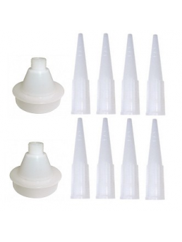 BUSTA 8 BECCUCCI E 2 ADATTATORI