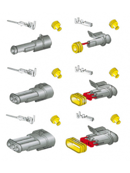 CONNETTORE SUPERSEAL 1 POLO MASCHIO