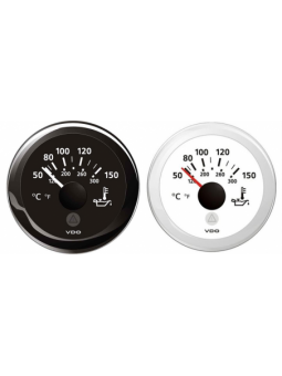 IND.TEMP.OLIO MOTORE NERO 12/24 V