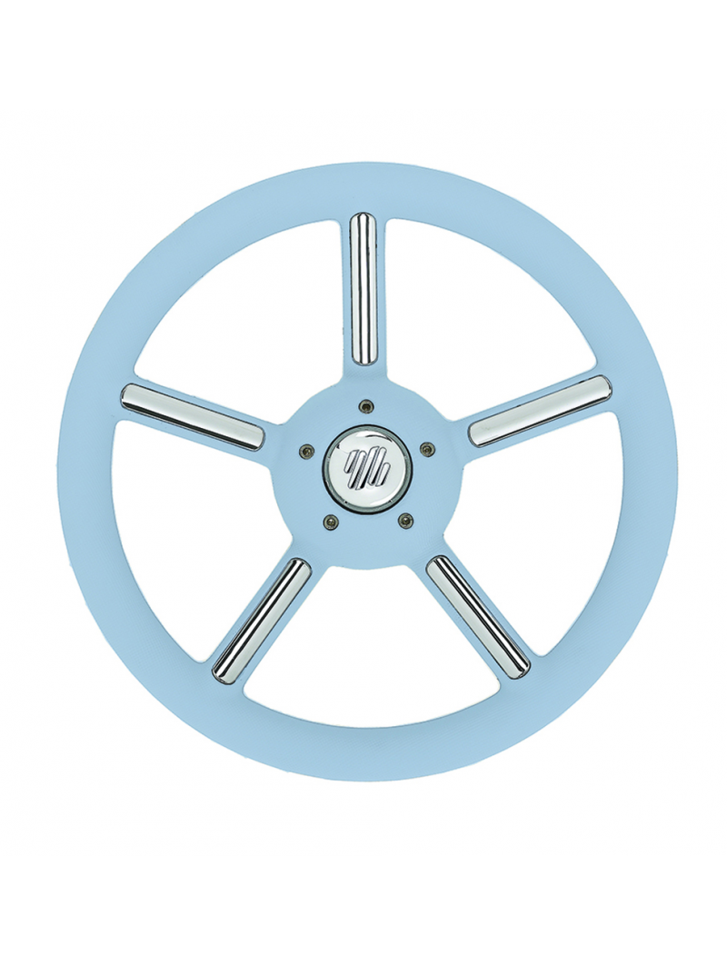 RUOTA TIMONE V56 CELESTE Ø MM.350