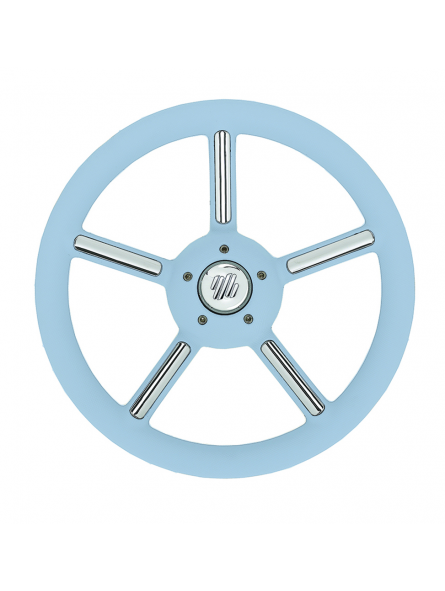 RUOTA TIMONE V56 CELESTE Ø MM.350