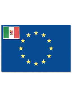 BANDIERA ADESIVA EUROPA CM.11X16