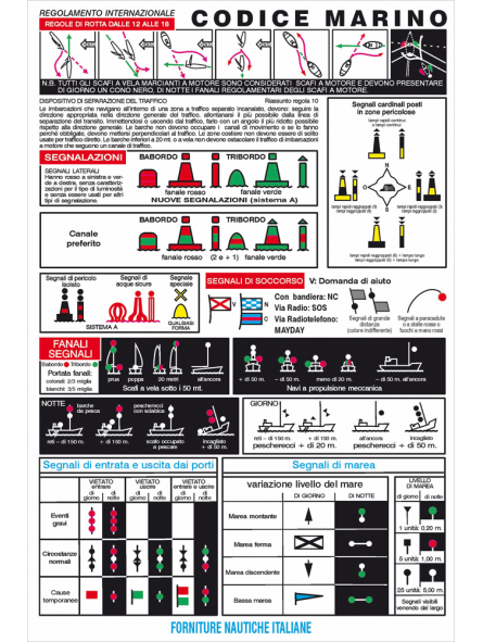 TABELLA CODICE MARINO CM. 16X24