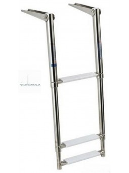 SCALETTA TELESCOPICA INOX 3...