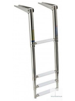 SCALETTA TELESCOPICA INOX 4...