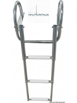 SCALETTA TELESCOPICA INOX 3...