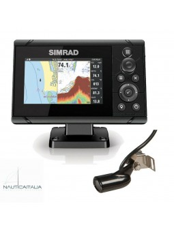 Simrad Cruise 5 GPS cartografico ed ecoscandaglio con Trasduttore