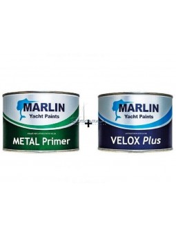 ANTIVEGETATIVA MARLIN VELOX PLUS LT. 0,5 PER ELICHE + METAL PRIMER LT.0,5