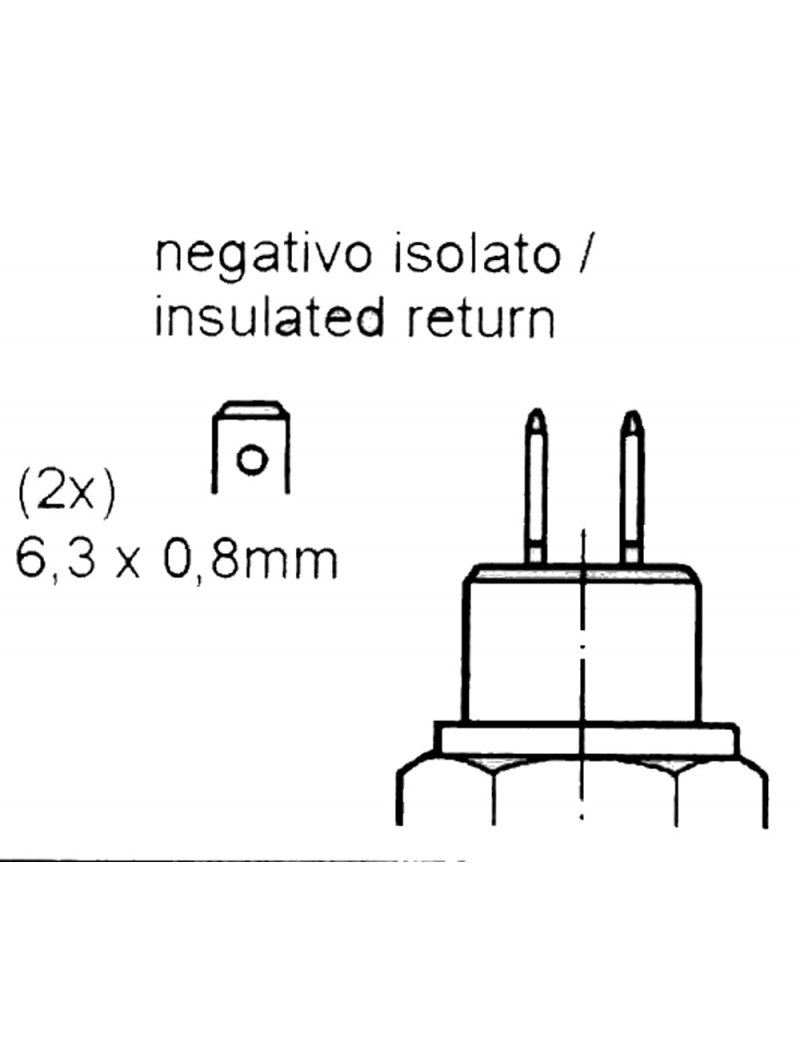 SENSORE TEMP. ACQUA D 1/4 x18NPTF