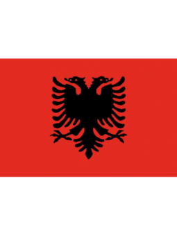 BANDIERA ALBANIA CM.40X60