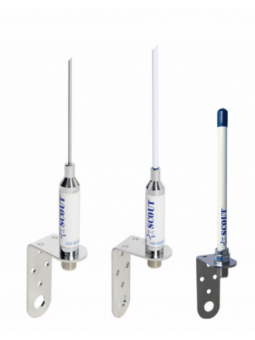 ANT. INOX VHF TESTA ALBERO CM.100