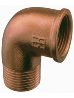 CURVA M-F IN BRONZO DA2'1/2