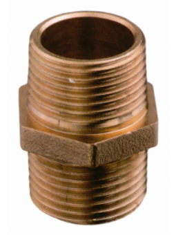 NIPLESS DOPPIO IN BRONZO DA 1'1/2