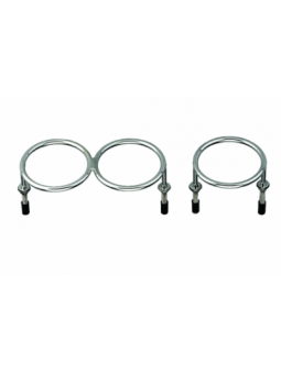 PORTABICCHIERE INOX AD UN ANELLO