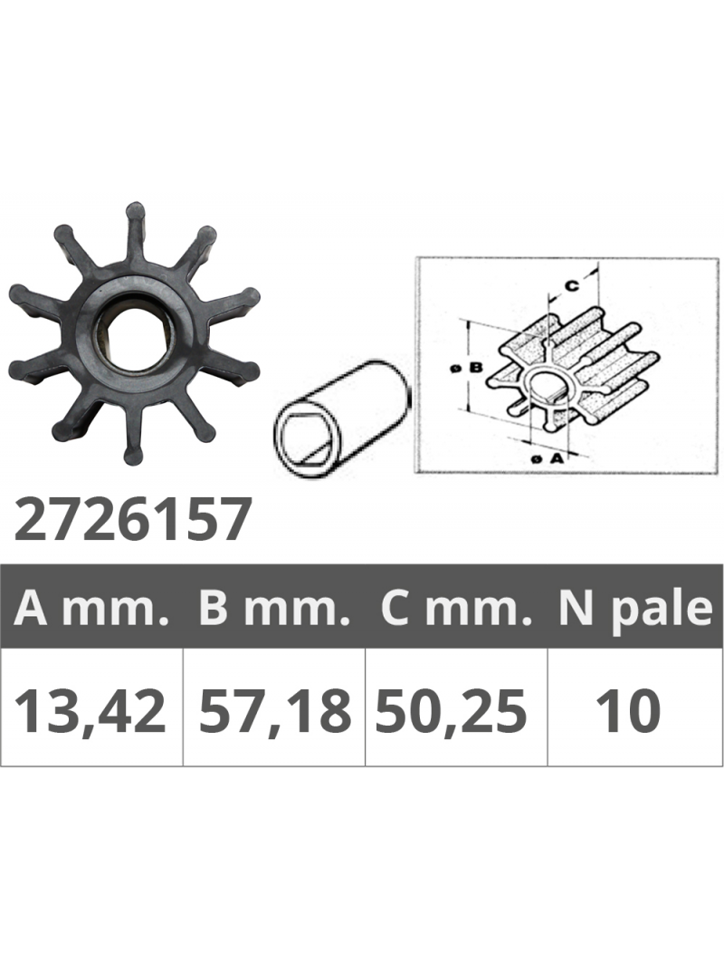 GIRANTE JABSCO RIF. OR.50461-1001