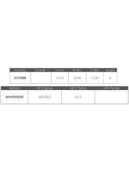 GIRANTE WHITEHEAD 2T 6-12 HP