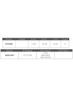 GIRANTE MERCURY 2T 6-9