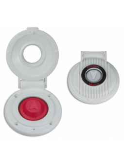 PULSANTE A PIEDE BIANCO UP