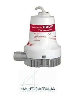 Pompa sentina sommergibile Osculati Europump II 2000 12V 128 L/min