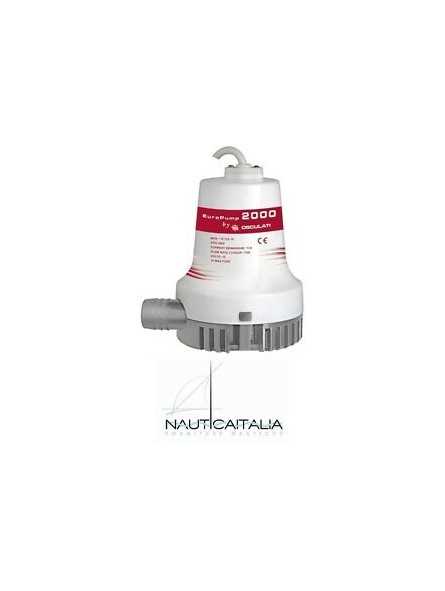 Pompa sentina sommergibile Osculati Europump II 2000 12V 128 L/min