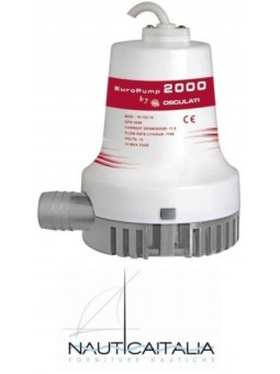 Pompa sentina sommergibile Osculati Europump II 2000 24V 128 L/min