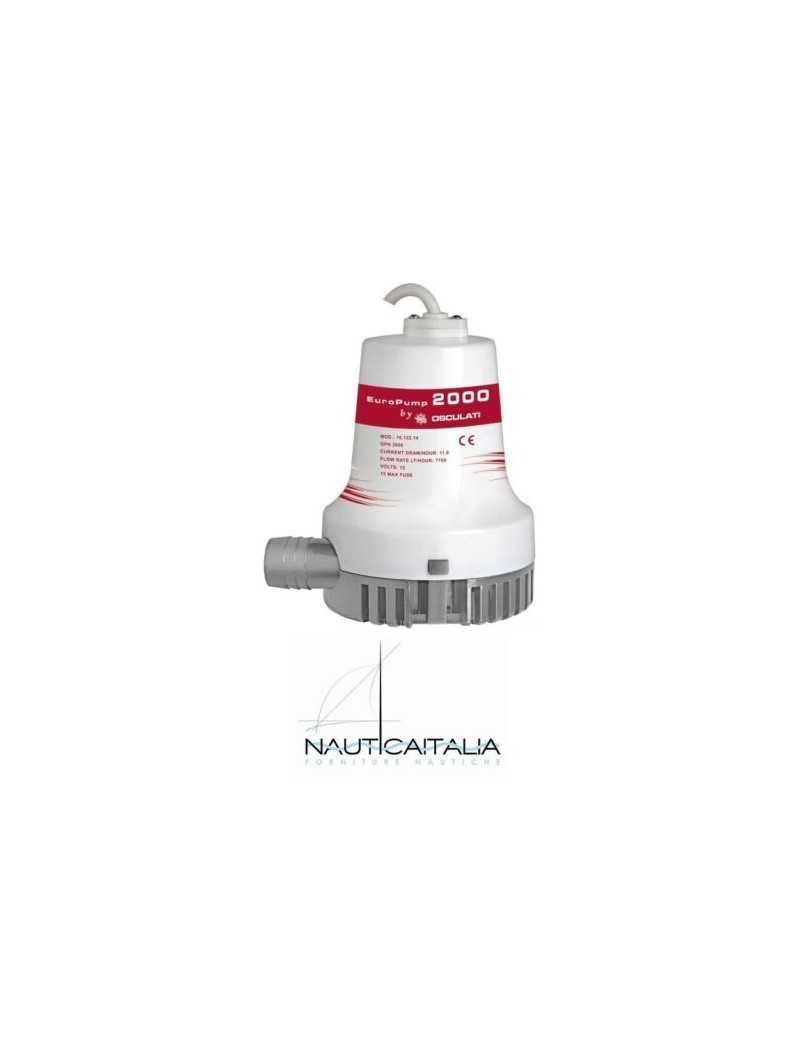 Pompa sentina sommergibile Osculati Europump II 2000 24V 128 L/min