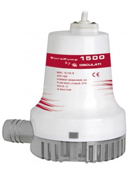 Pompa di sentina Osculati Europump II 1500 24V 96 L/min 16.122.11