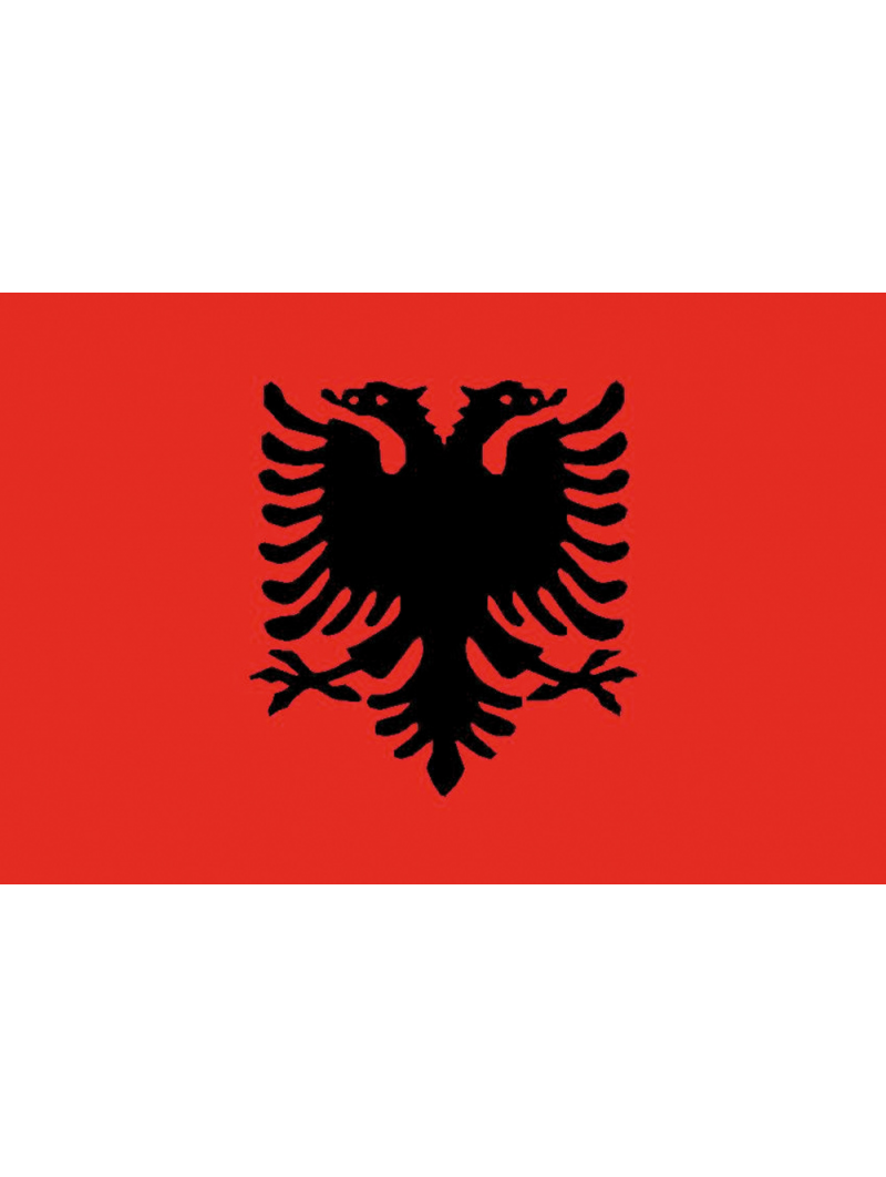 BANDIERA ALBANIA CM.40X60