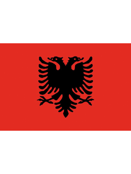 BANDIERA ALBANIA CM.40X60